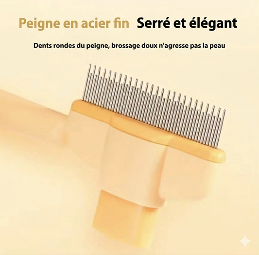 Brosse anti-poil pour chat